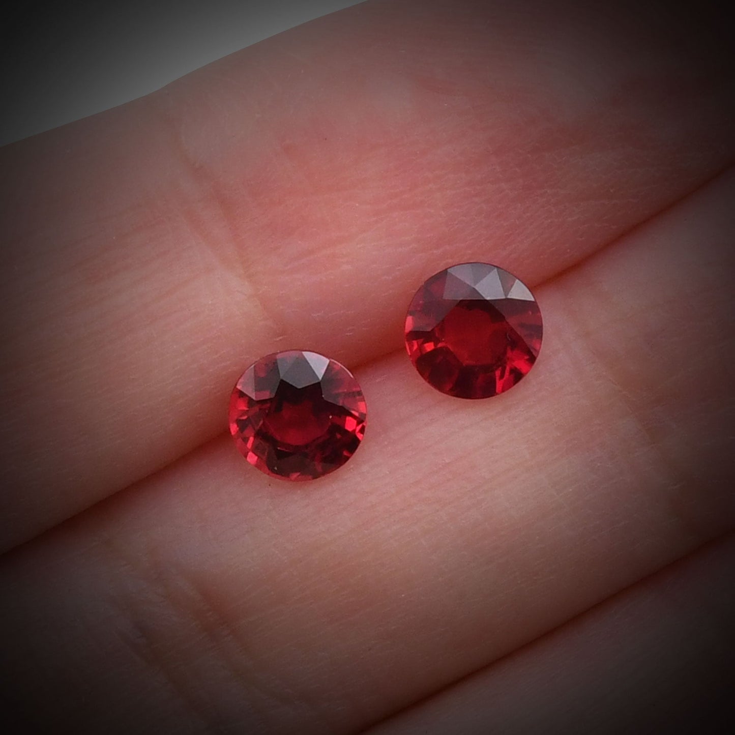 2.07 Carat Red  Round Ruby