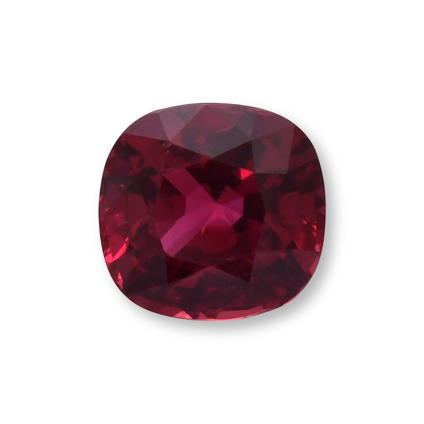 1.50 Carat Red MOZAMBIQUE Cushion Ruby GRS