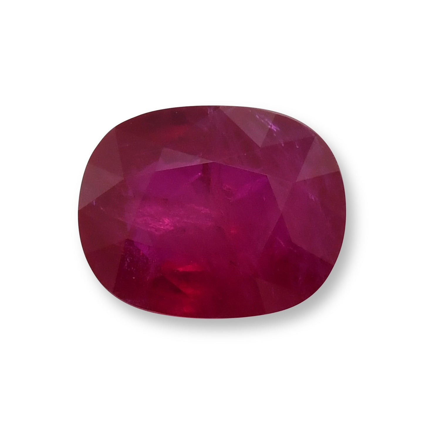4,53 Karat roter MOSAMBIK-Kissenrubin GRS