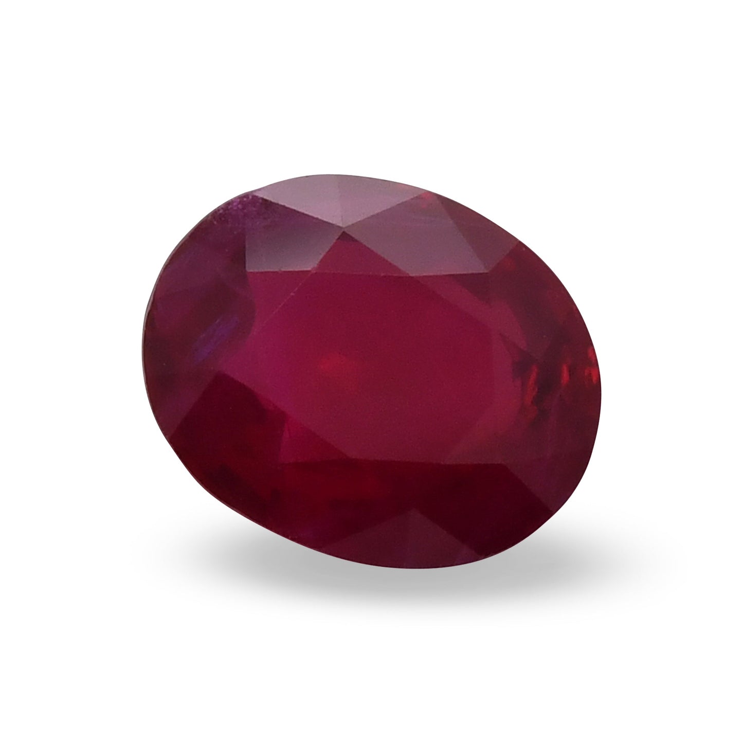 4,01 Karat roter burmesischer ovaler Rubin GRS