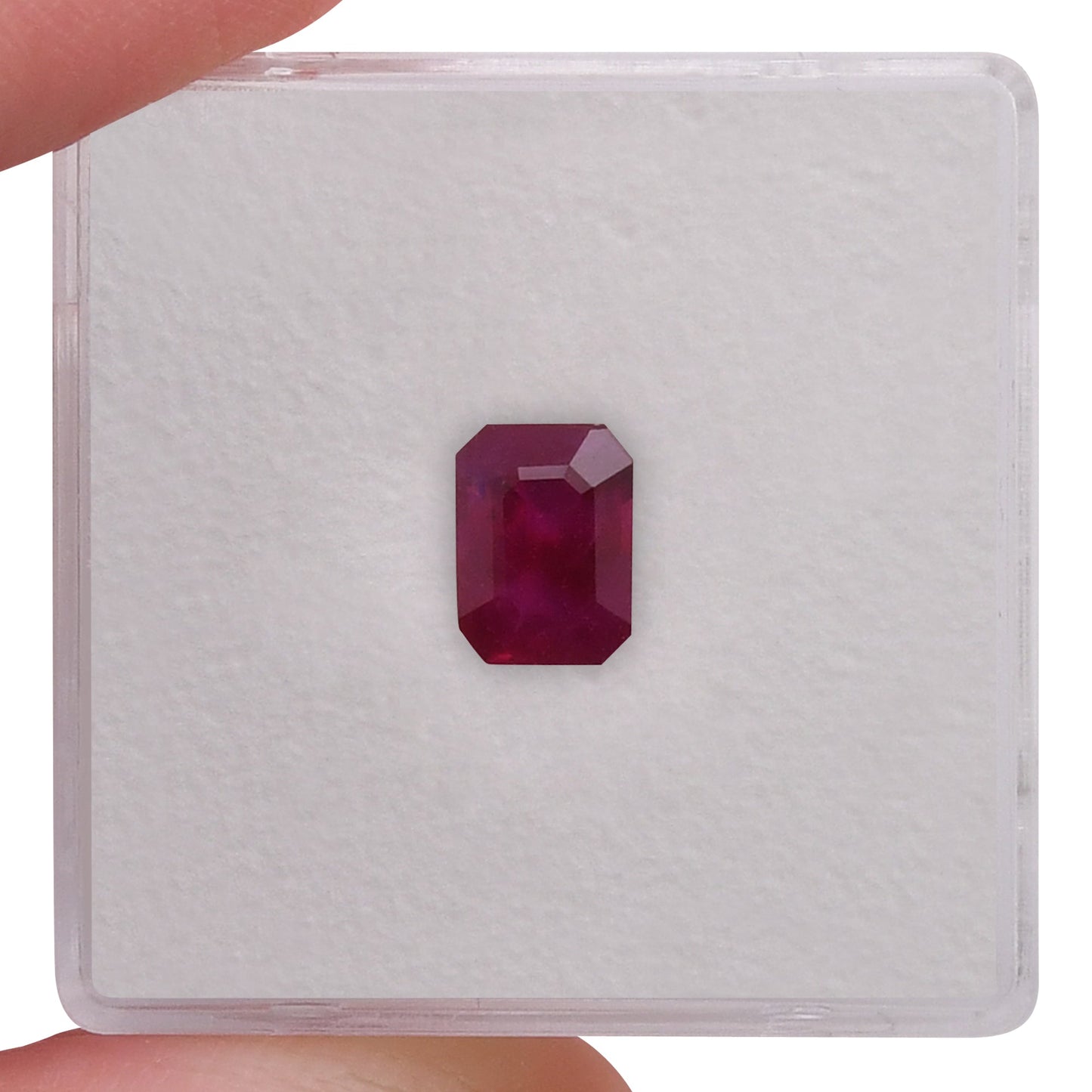 1.08 Carat Red  Emerald Ruby