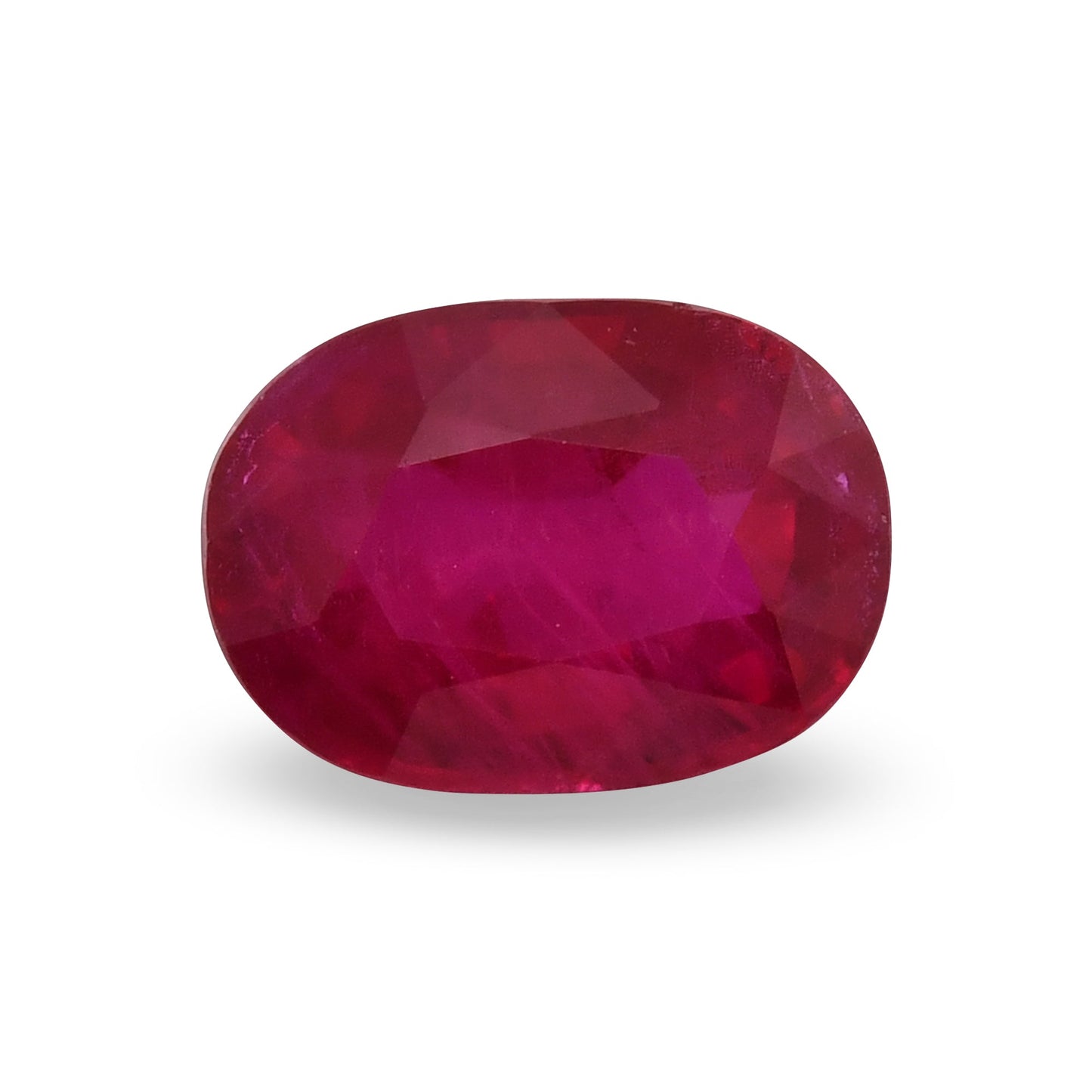 1.11 Carat Red  Oval Ruby