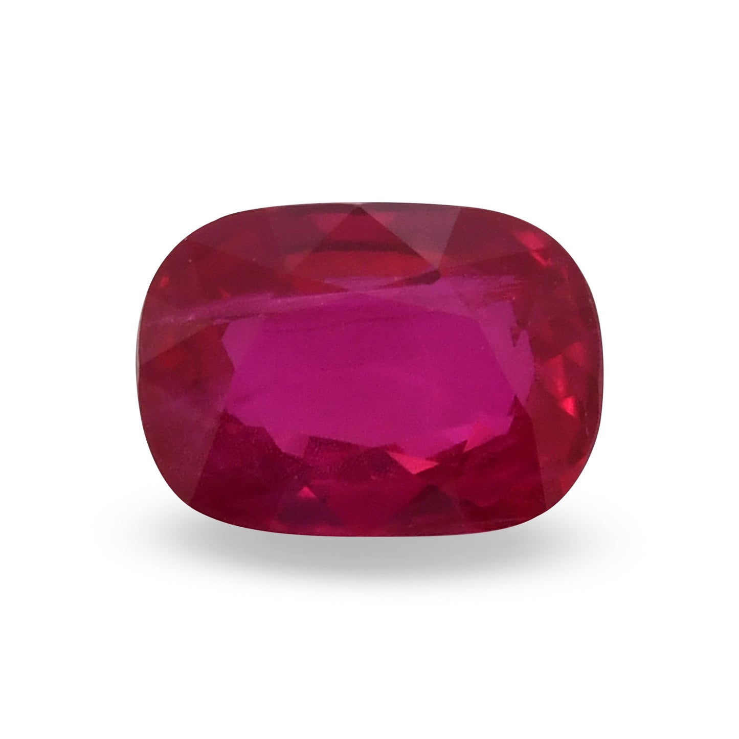 1.08 Carat Red  Cushion Ruby