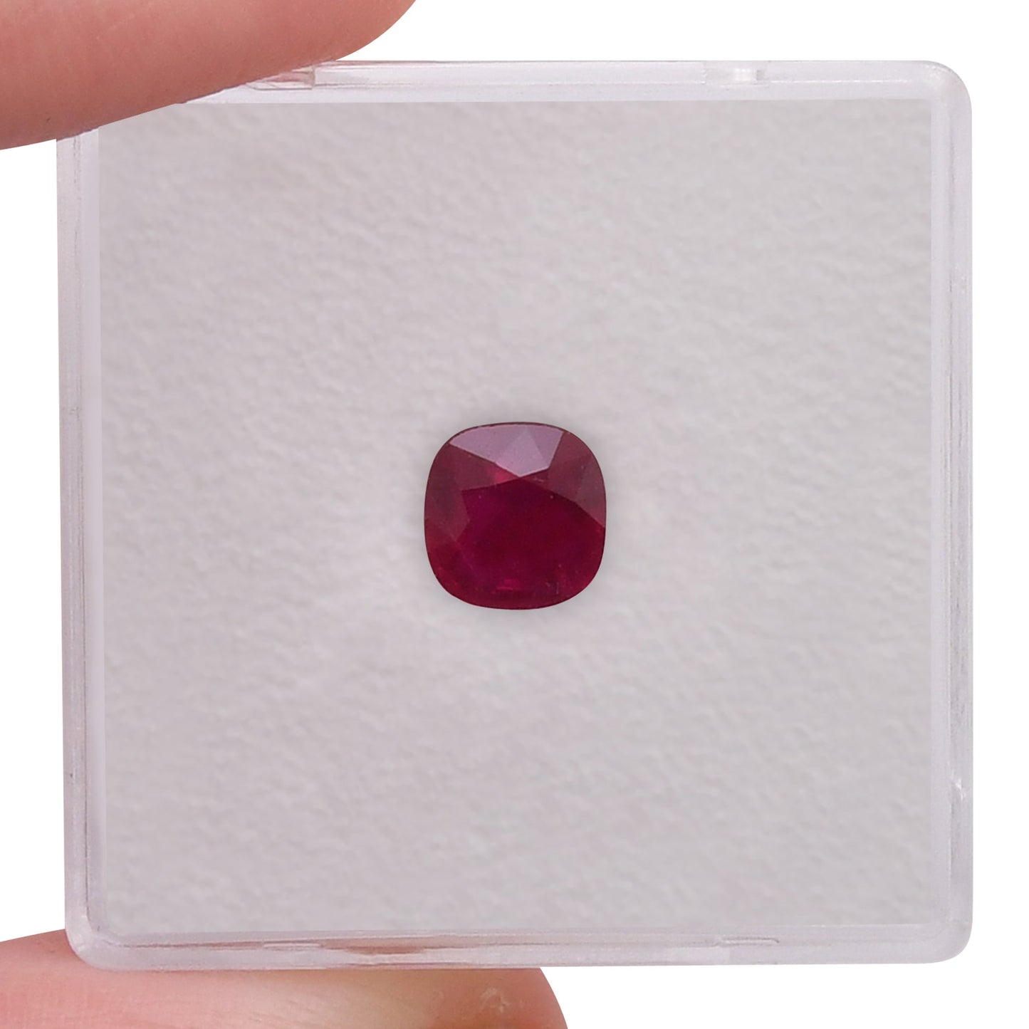 1.03 Carat Red  Cushion Ruby