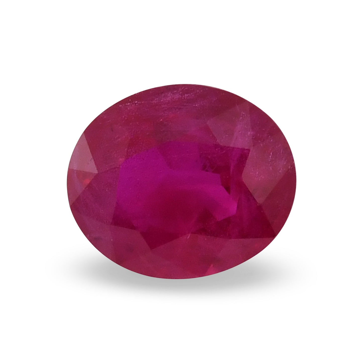 1.21 Carat Red  Oval Ruby