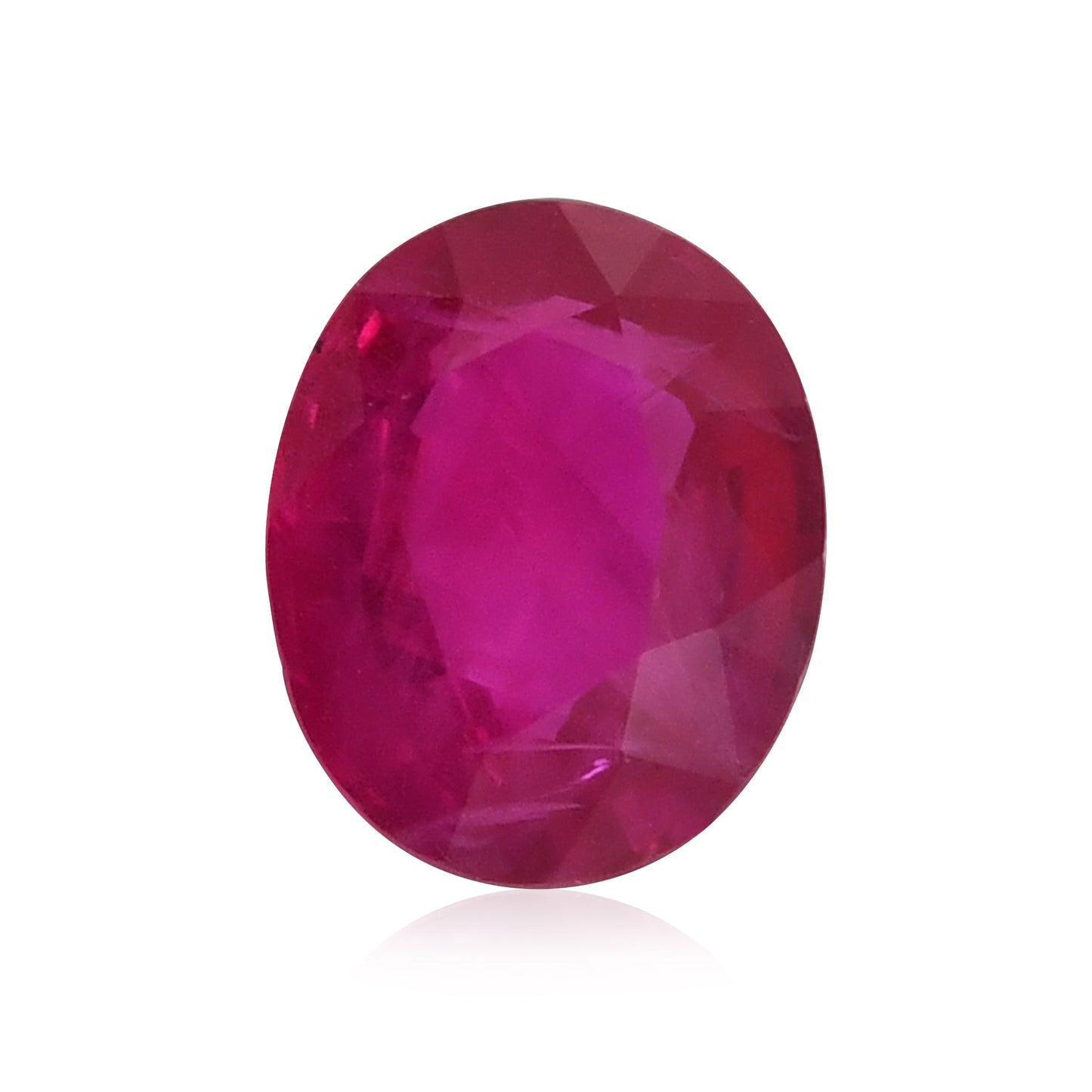 1.19 Carat Red  Oval Ruby