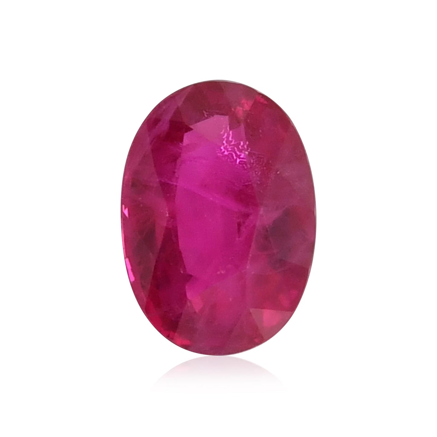 1.02 Carat Red  Oval Ruby