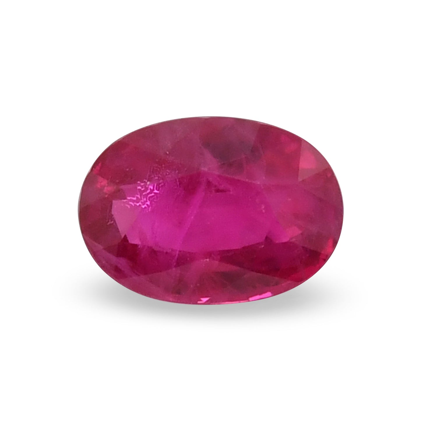 1.02 Carat Red  Oval Ruby
