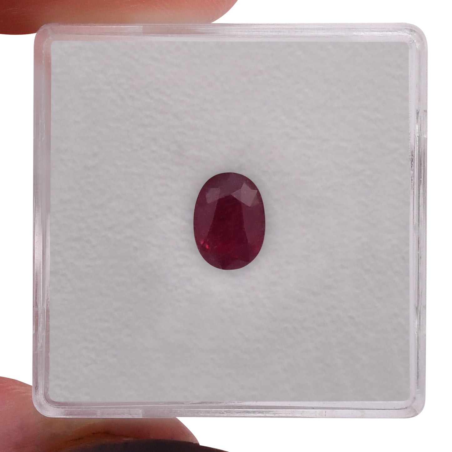 1.15 Carat Red  Oval Ruby