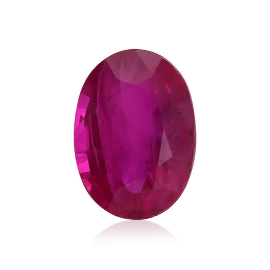 0,97 Karat roter ovaler Rubin