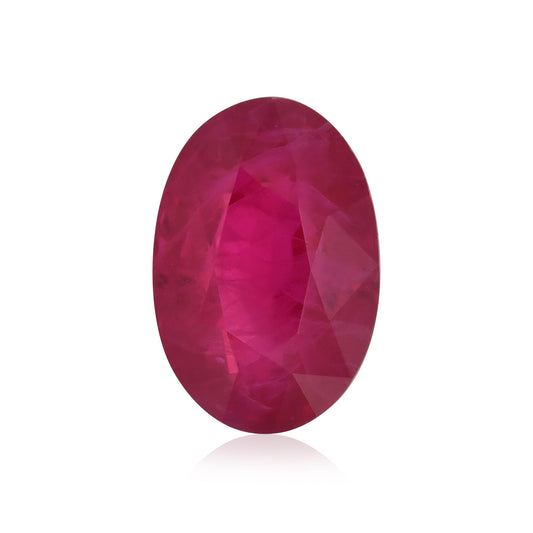 1,02 Karat roter ovaler Rubin