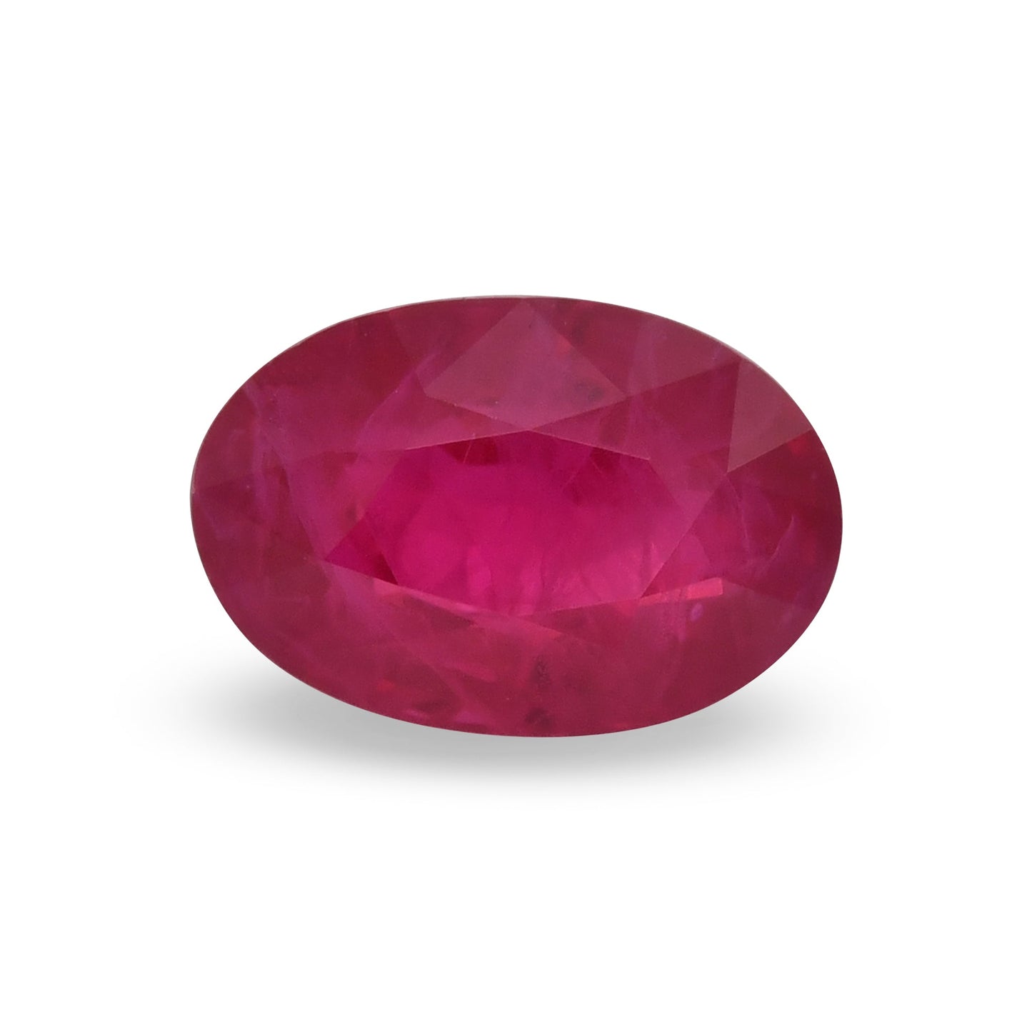 1.02 Carat Red  Oval Ruby