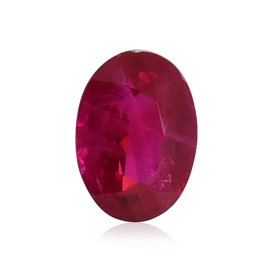 1,06 Karat roter ovaler Rubin