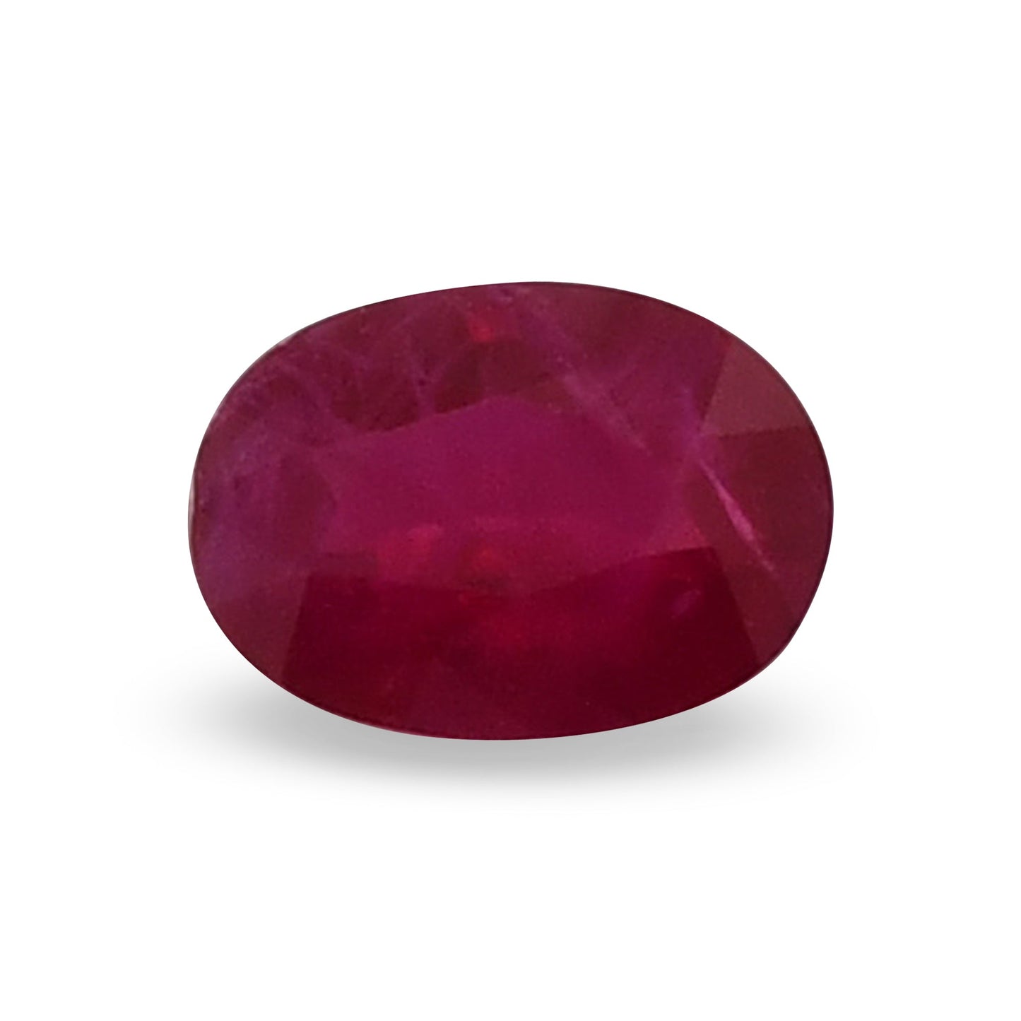 1.07 Carat Red  Oval Ruby