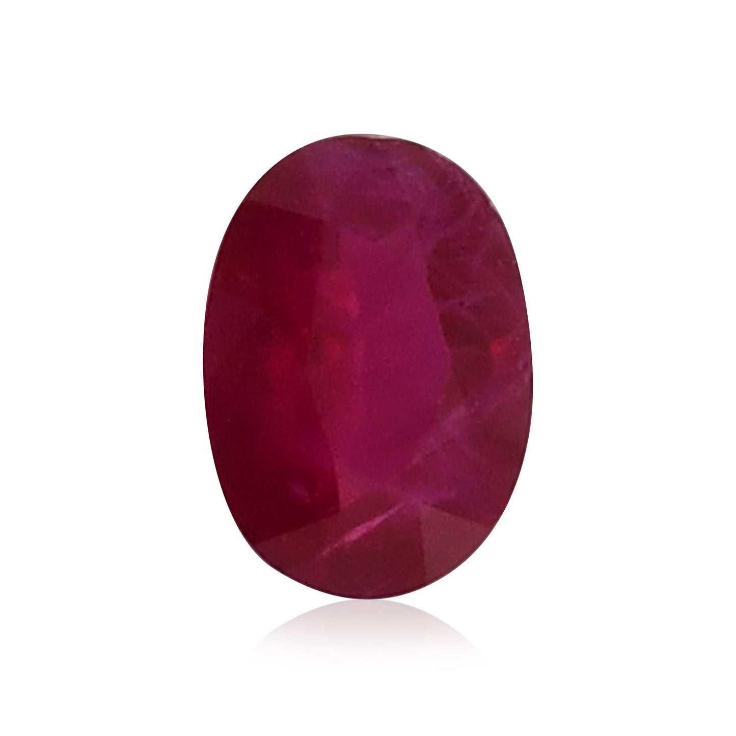 1.07 Carat Red  Oval Ruby