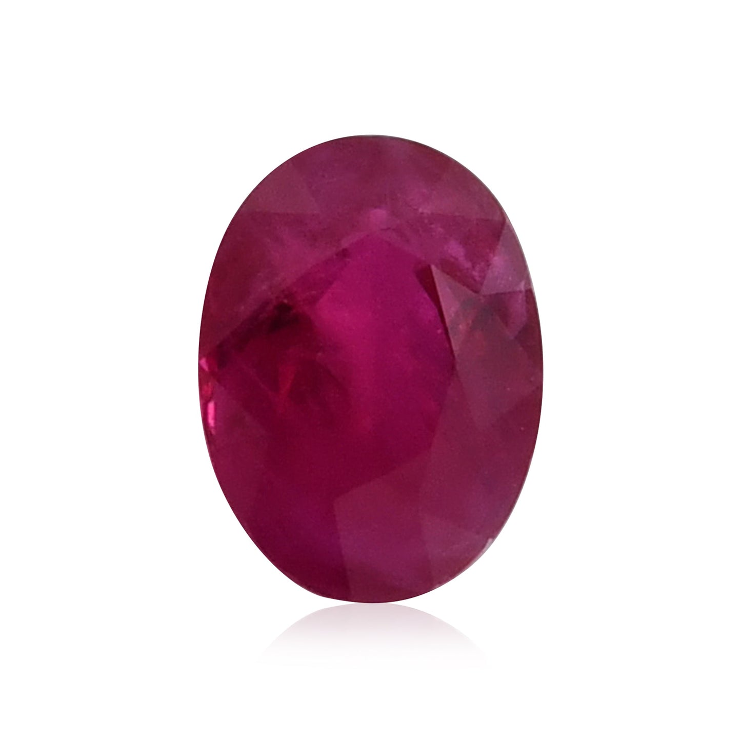 1.01 Carat Red  Oval Ruby