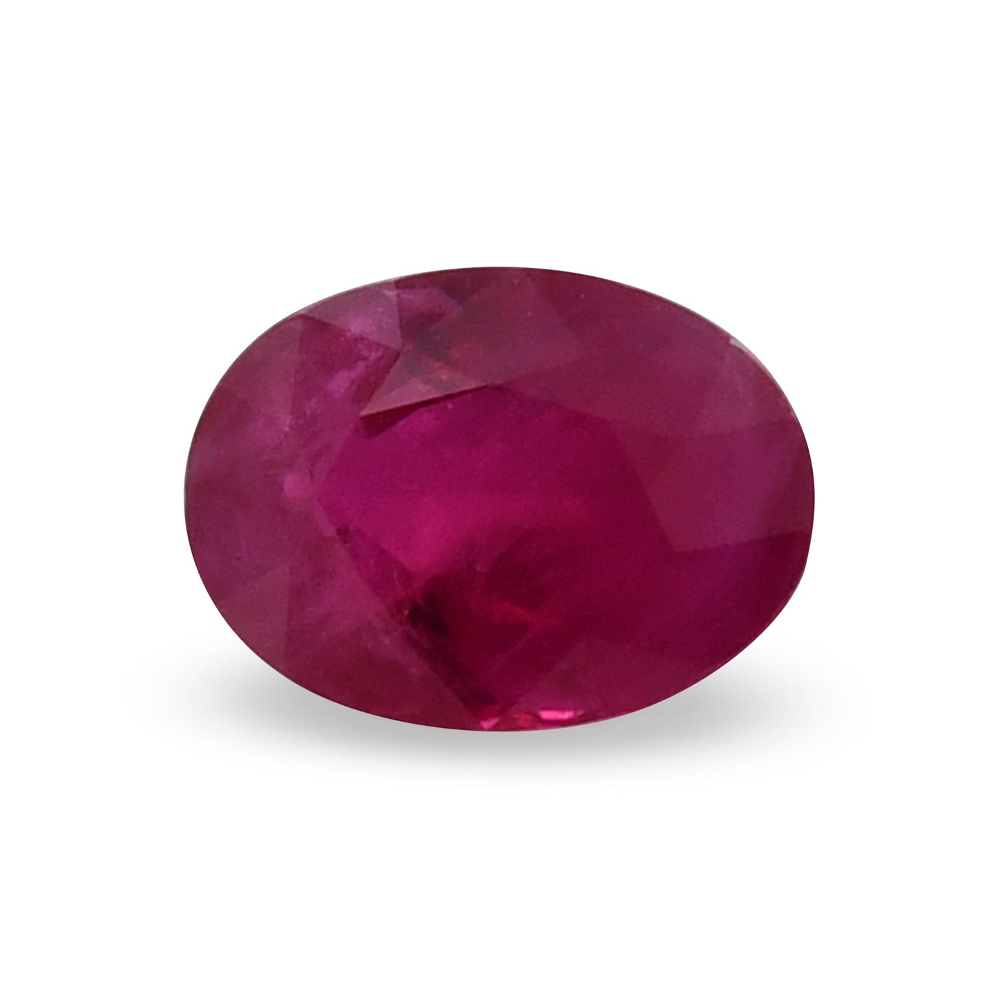 1.01 Carat Red  Oval Ruby