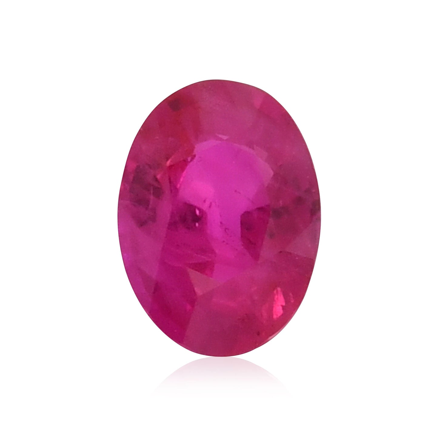 0.94 Carat Red  Oval Ruby