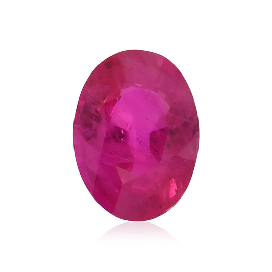 0,94 Karat roter ovaler Rubin