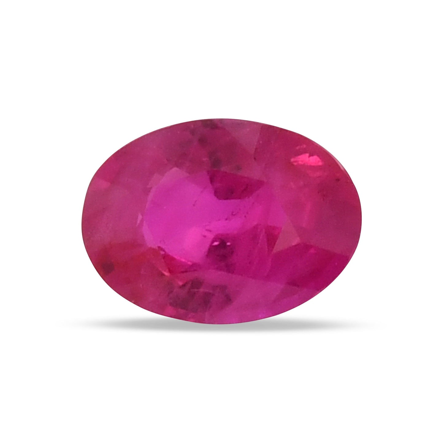 0.94 Carat Red  Oval Ruby