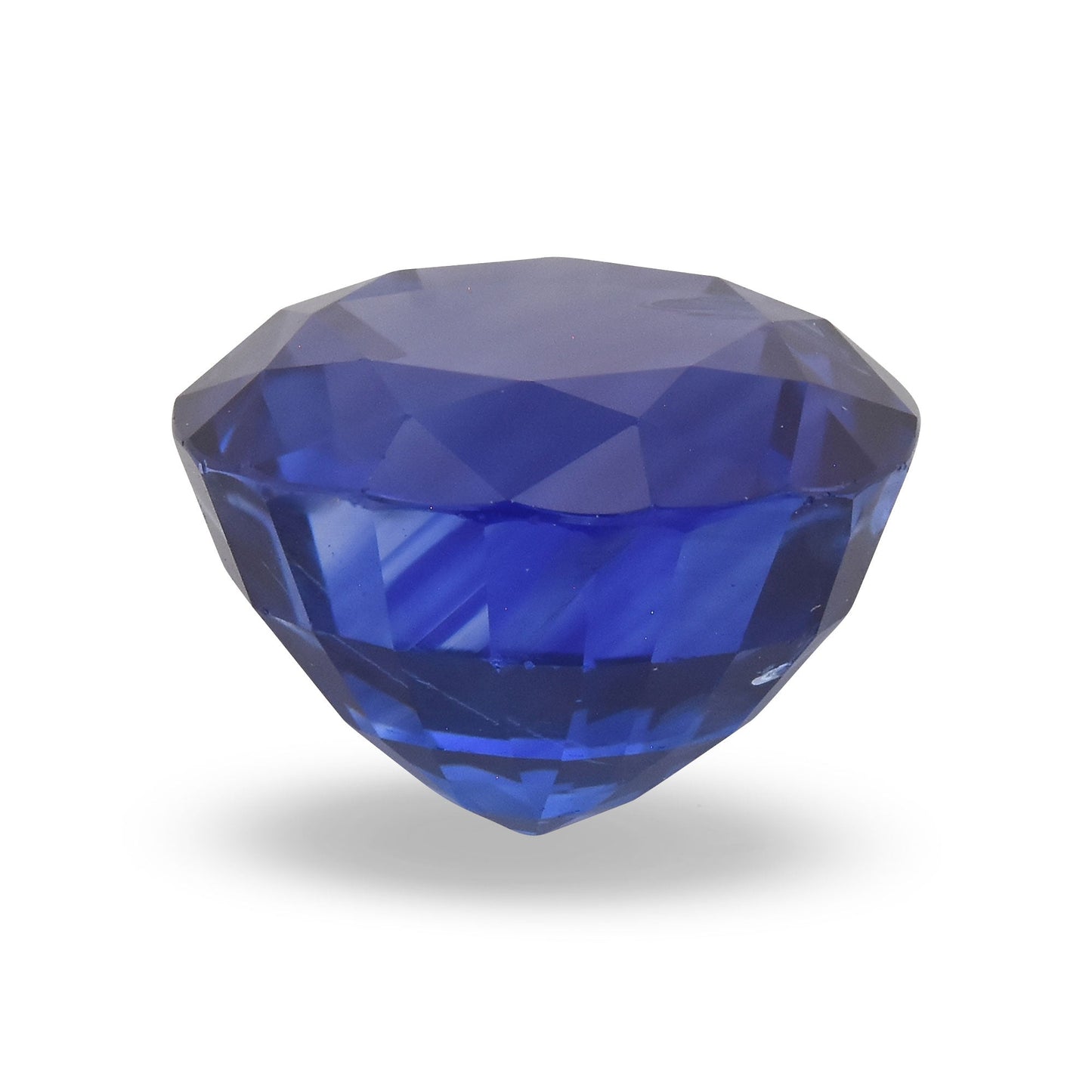 3.86 Carat Blue SRI LANKAN Round Sapphire GIA