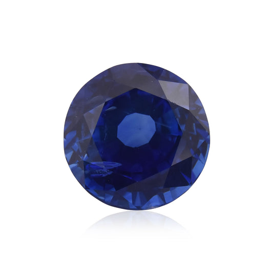 3,86 Karat blauer runder Saphir aus Sri Lanka, GIA-geprüft