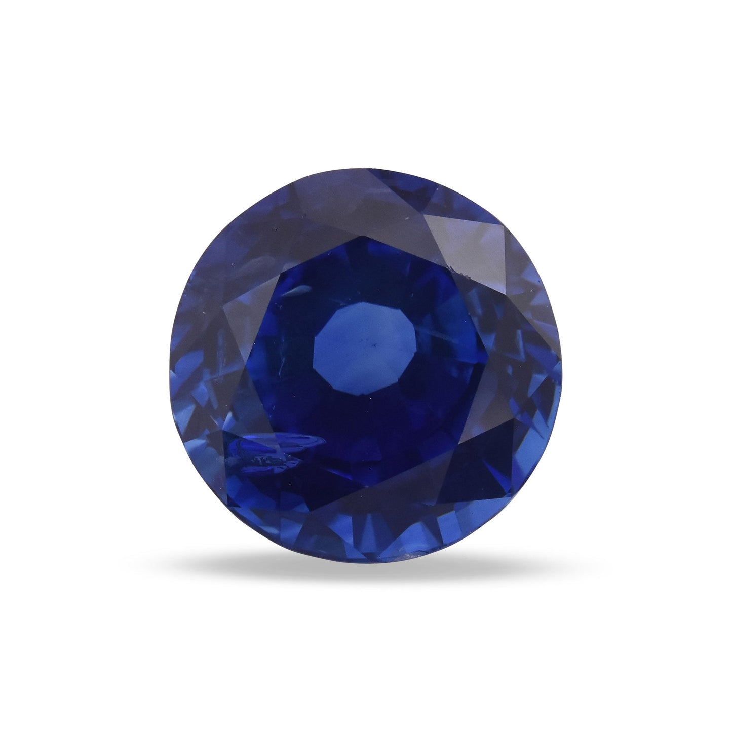 3.86 Carat Blue SRI LANKAN Round Sapphire GIA