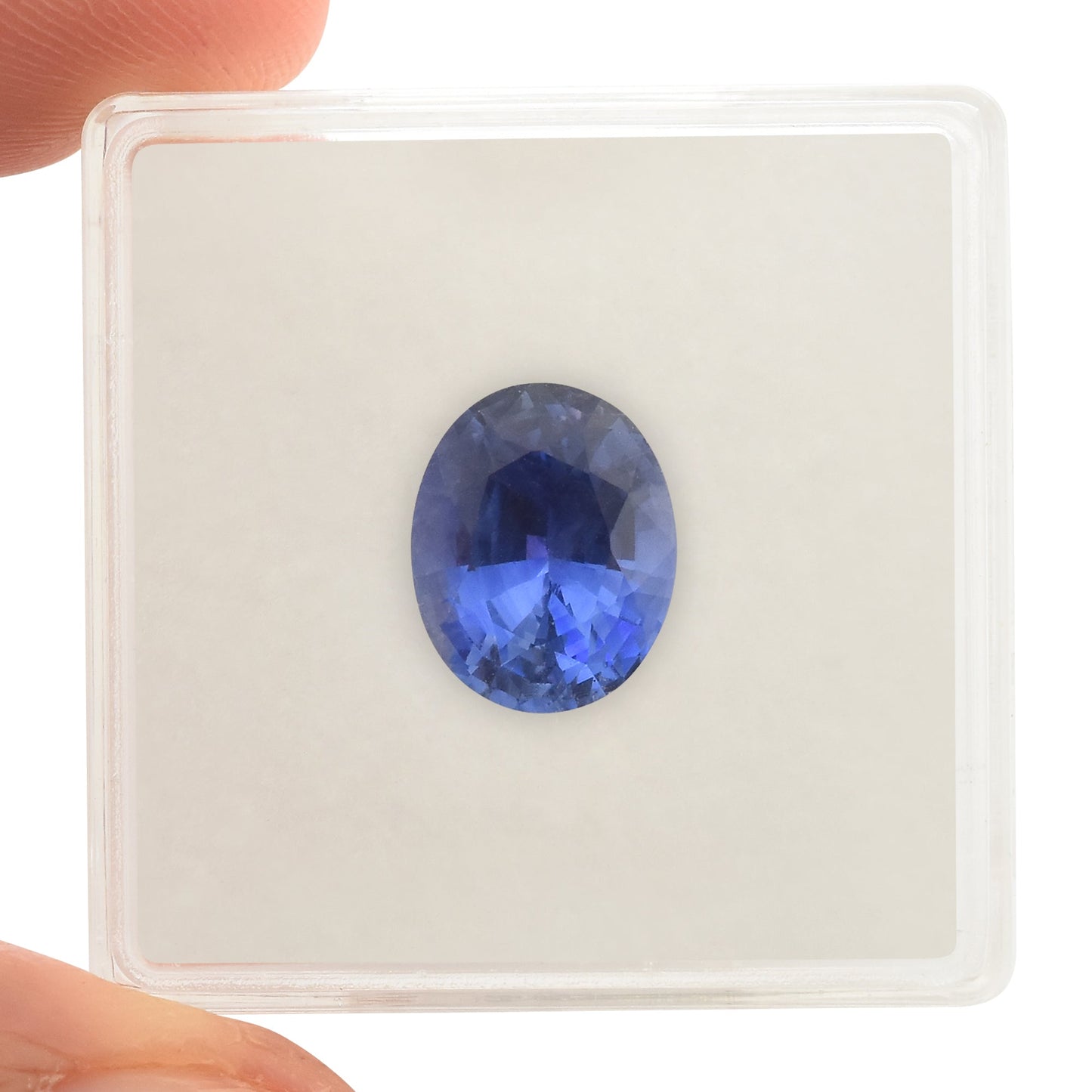 3.72 Carat Blue SRI LANKAN Oval Sapphire GRS
