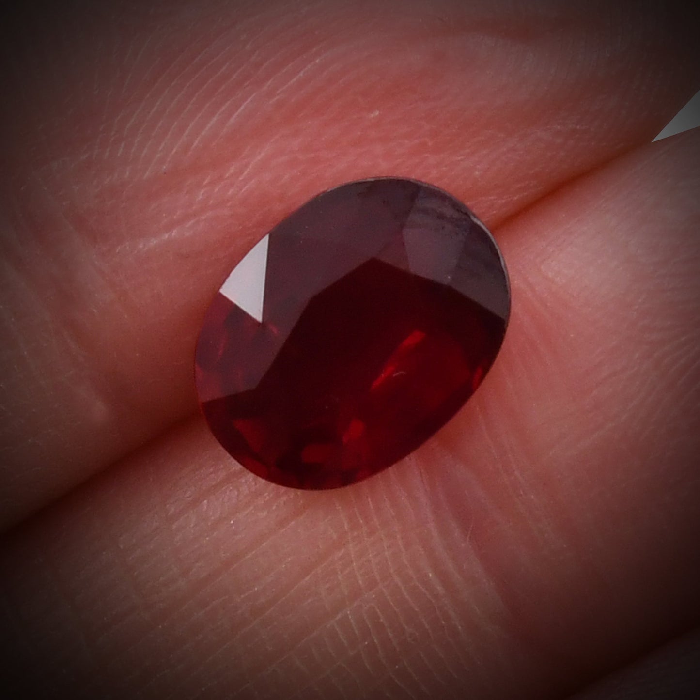 3.23 Carat Red MOZAMBIQUE Oval Ruby CD No Heat