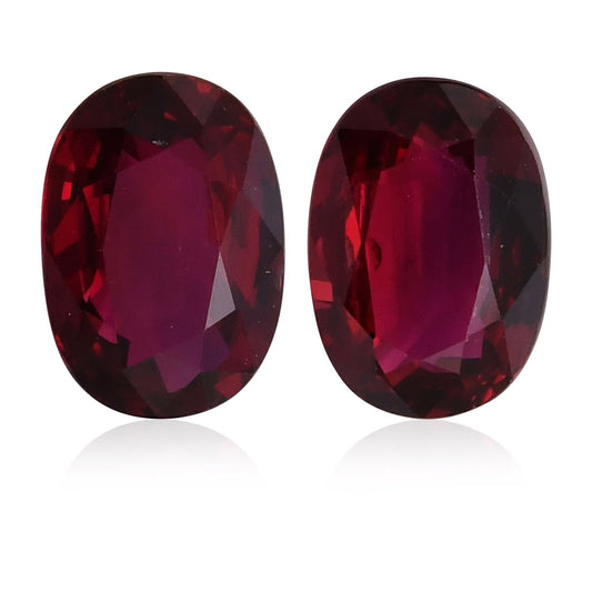 4,17 Karat roter ovaler Rubin aus Mosambik (GRS)