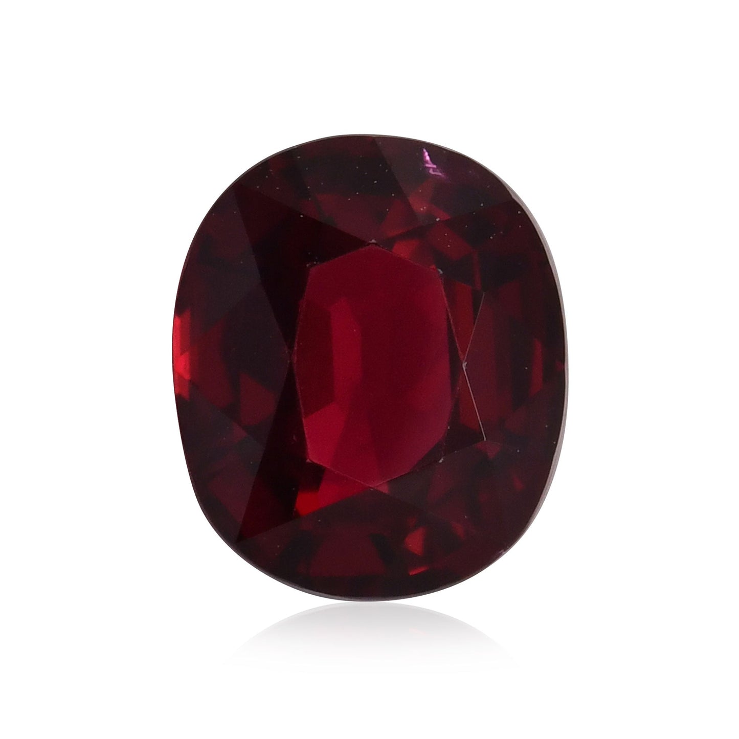 4,17 Karat roter ovaler Rubin aus Mosambik (GRS)