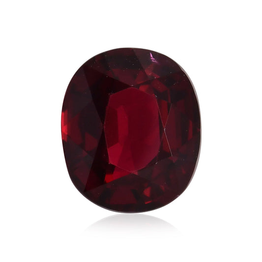 4,17 Karat roter ovaler Rubin aus Mosambik (GRS)