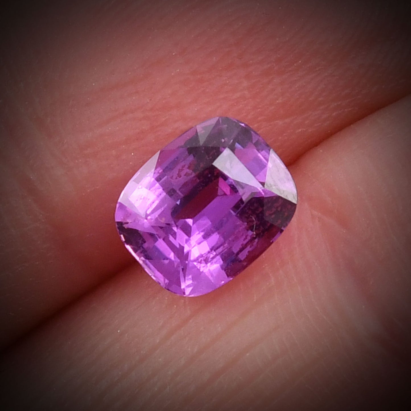 2.13 Carat Pink  Cushion Sapphire