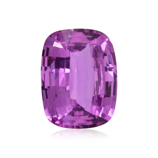 2,11 Karat rosa Kissen-Saphir
