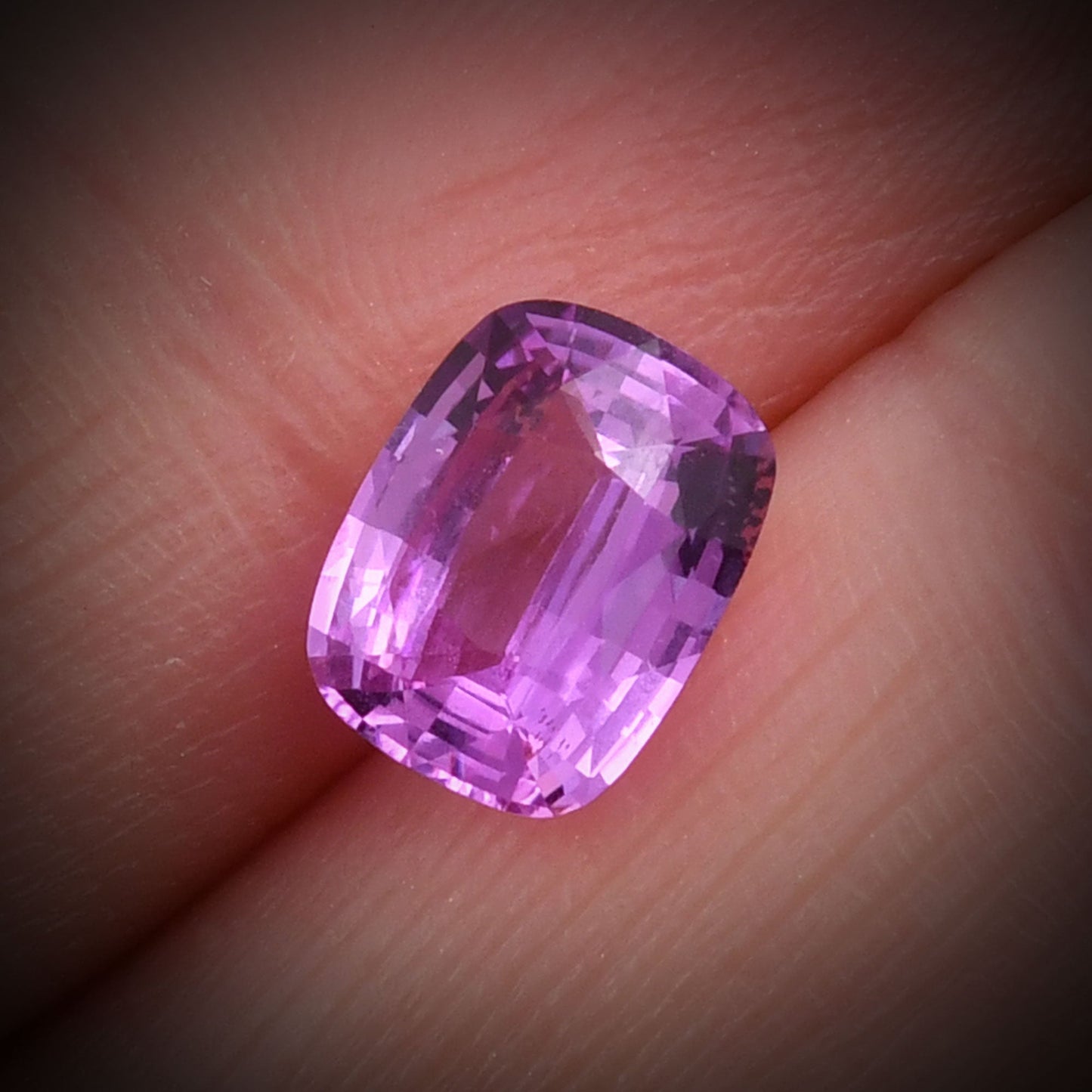 2.11 Carat Pink  Cushion Sapphire