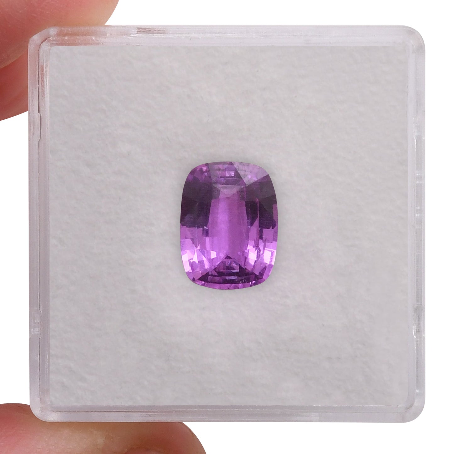 2.11 Carat Pink  Cushion Sapphire