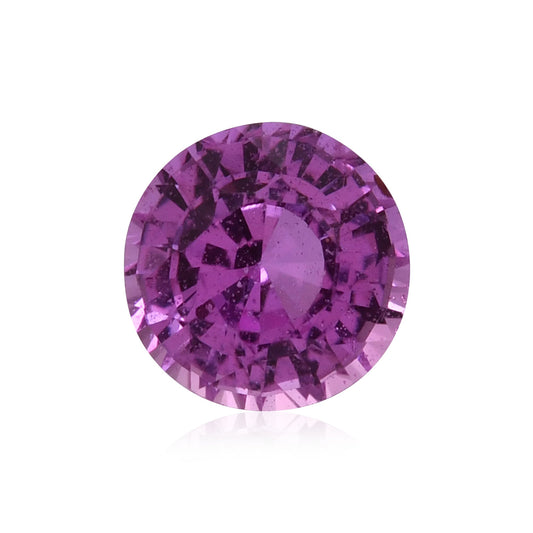 1,06 Karat rosa runder Saphir