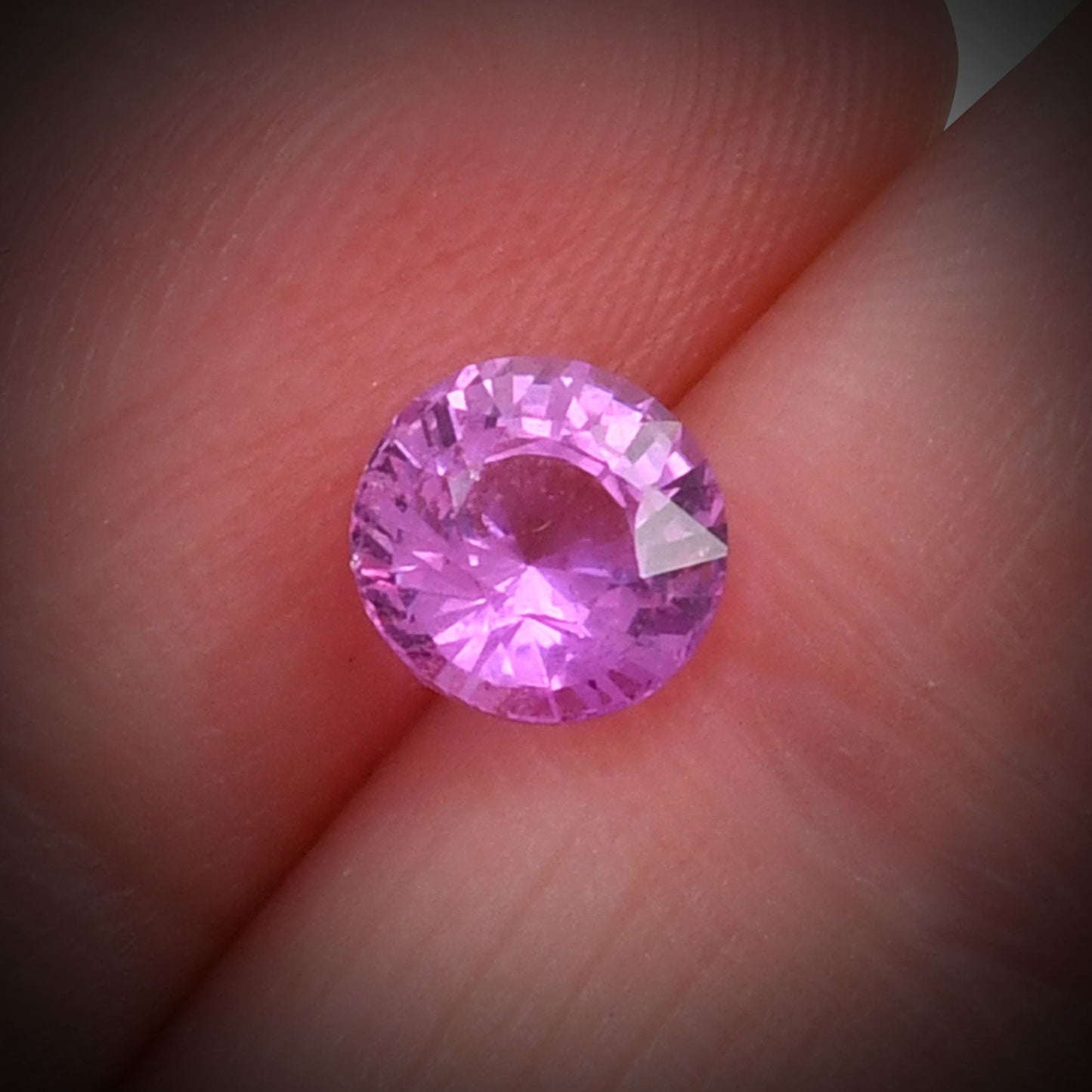 1.25 Carat Pink MADAGASCAR Round Sapphire GIA