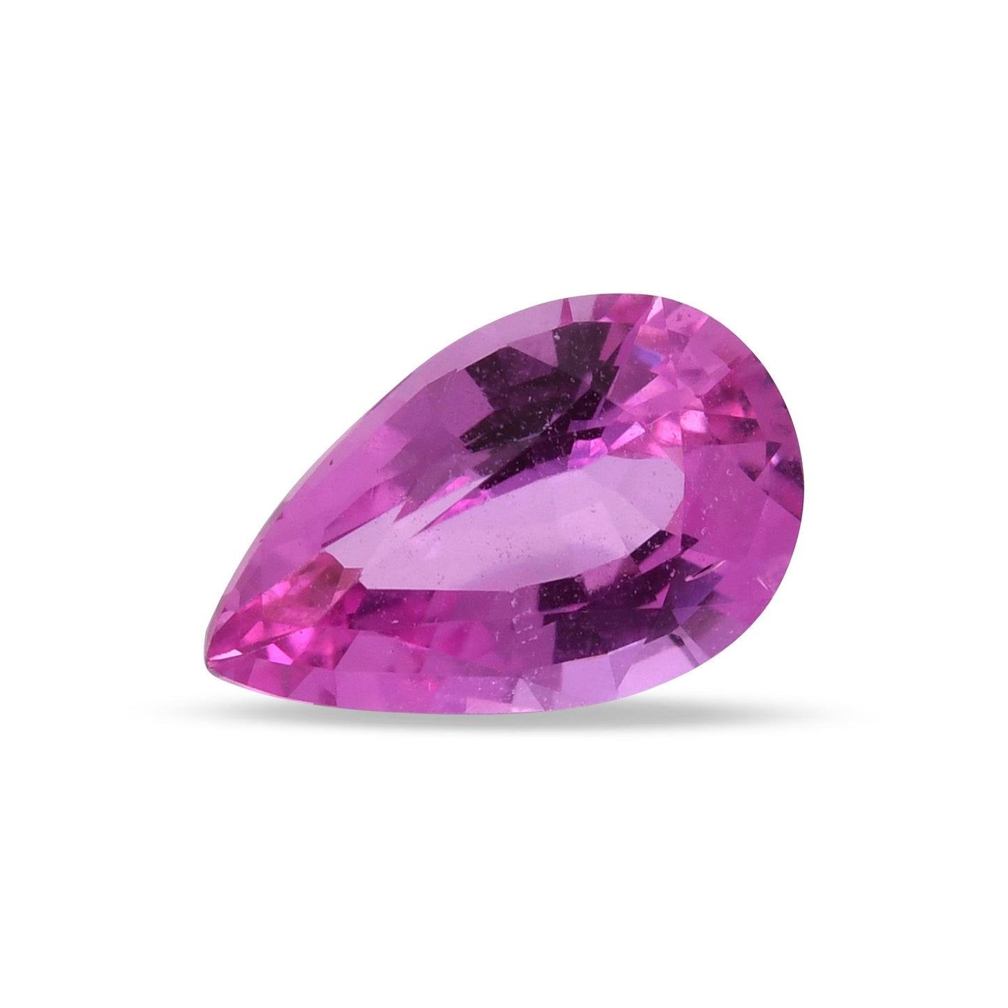 1,66 Karat rosa Birnenförmiger Saphir