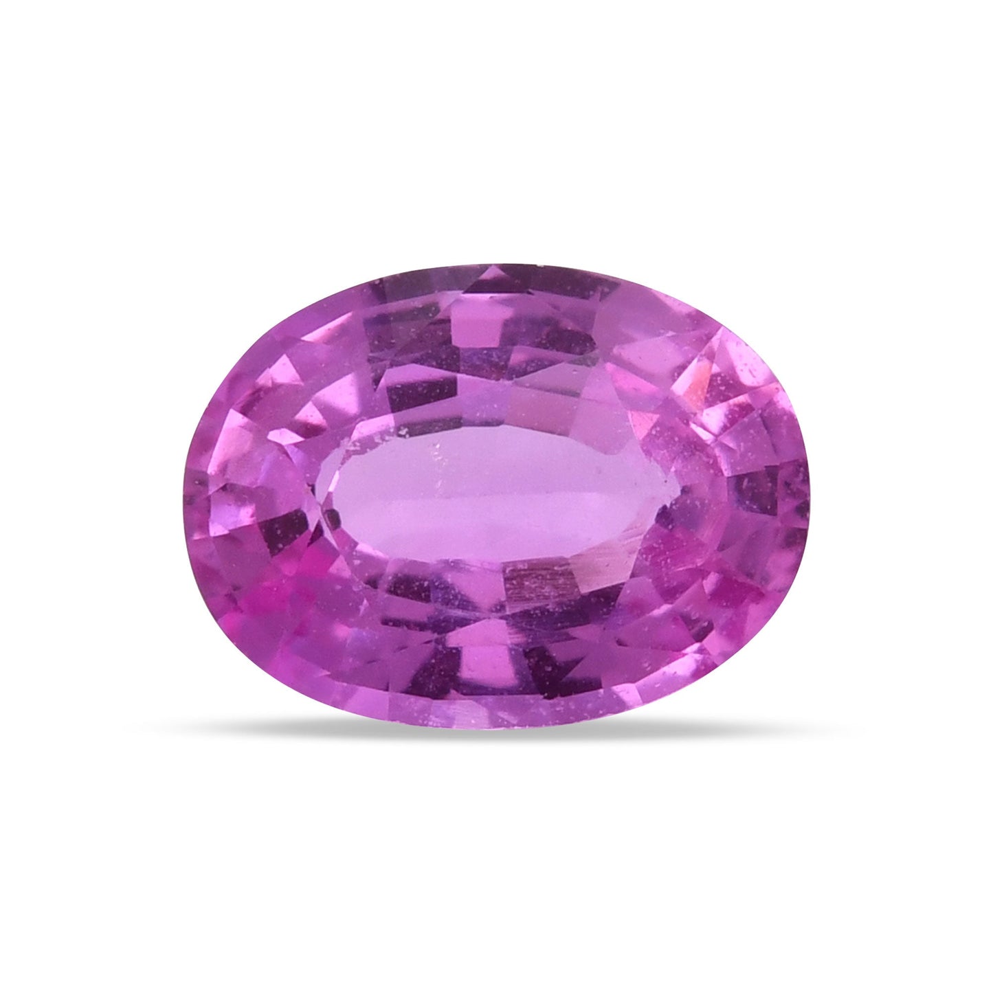 1,41 Karat rosa ovaler Saphir