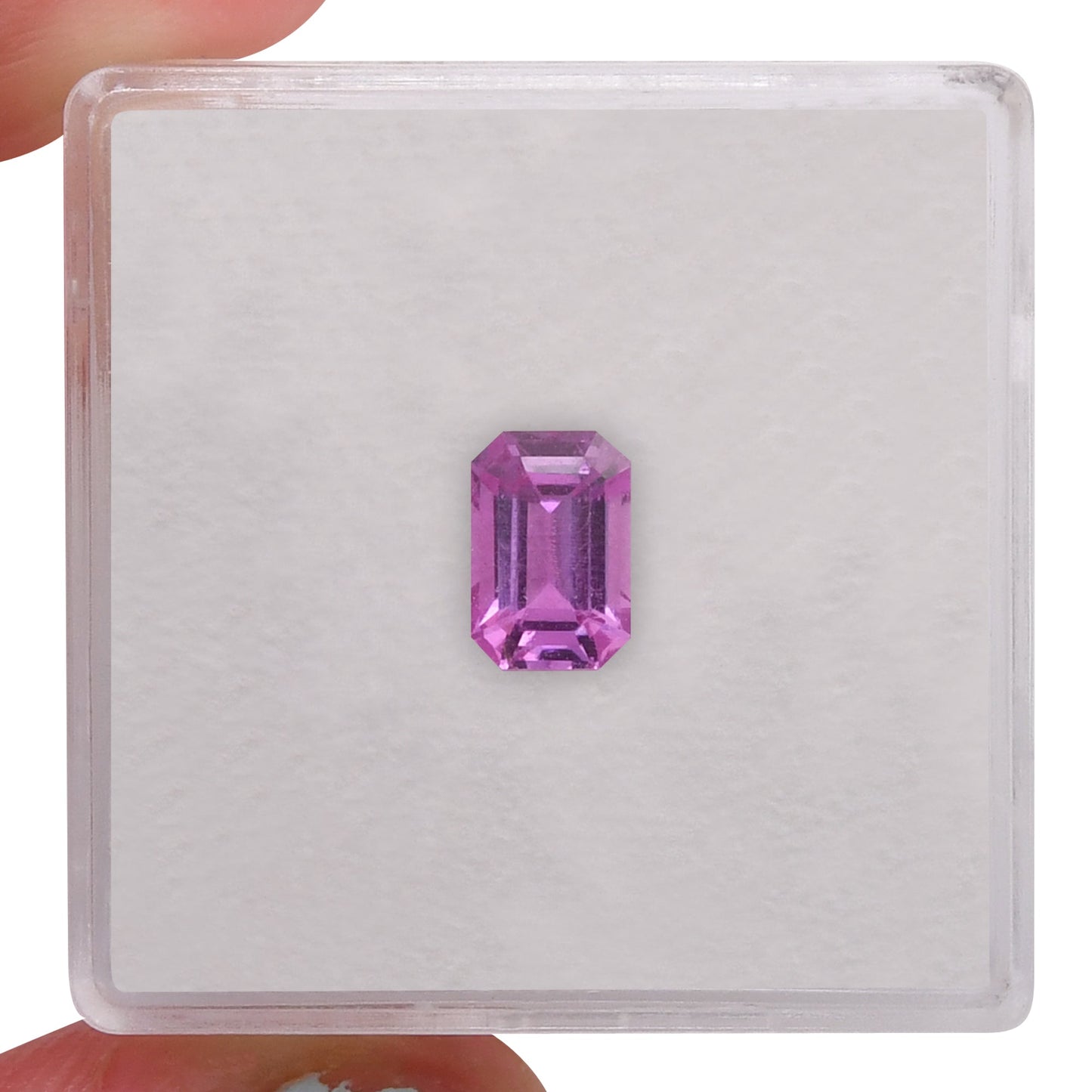 1,12 Karat rosa Smaragd-Saphir