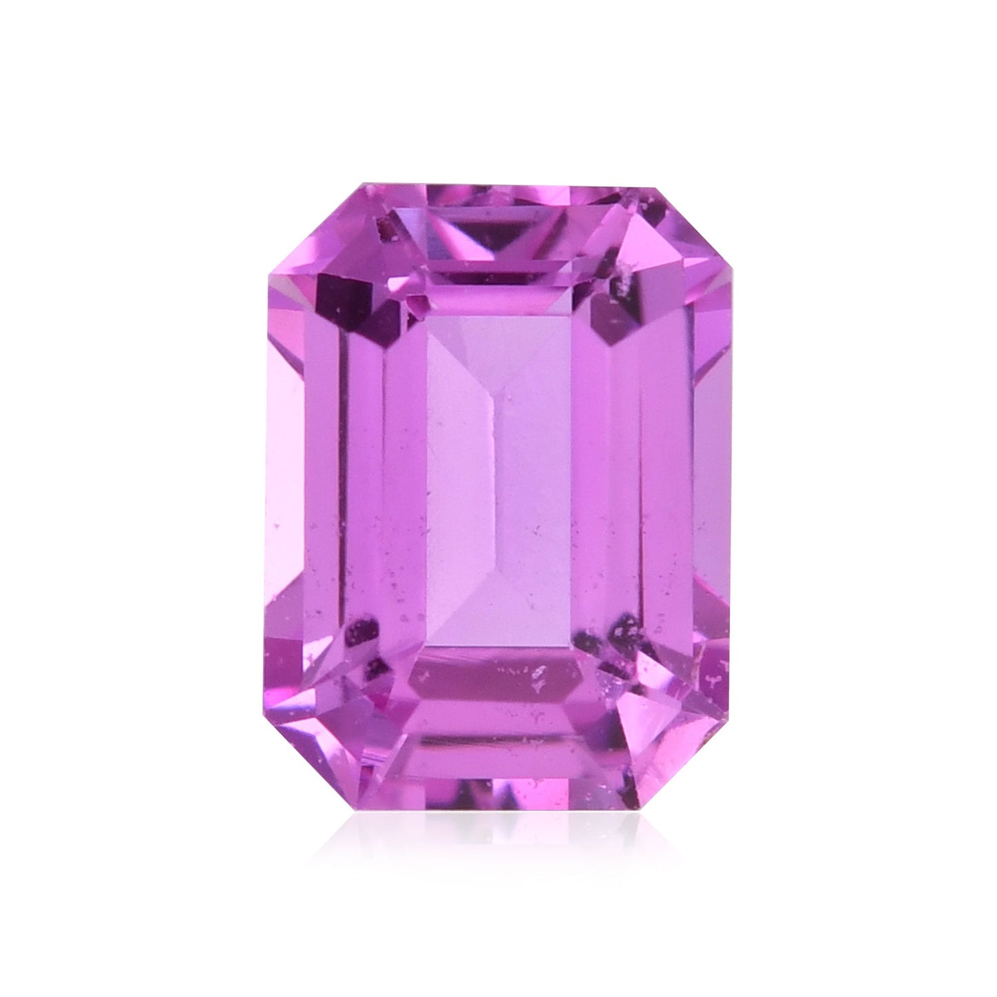 0.97 Carat Pink  Emerald Sapphire