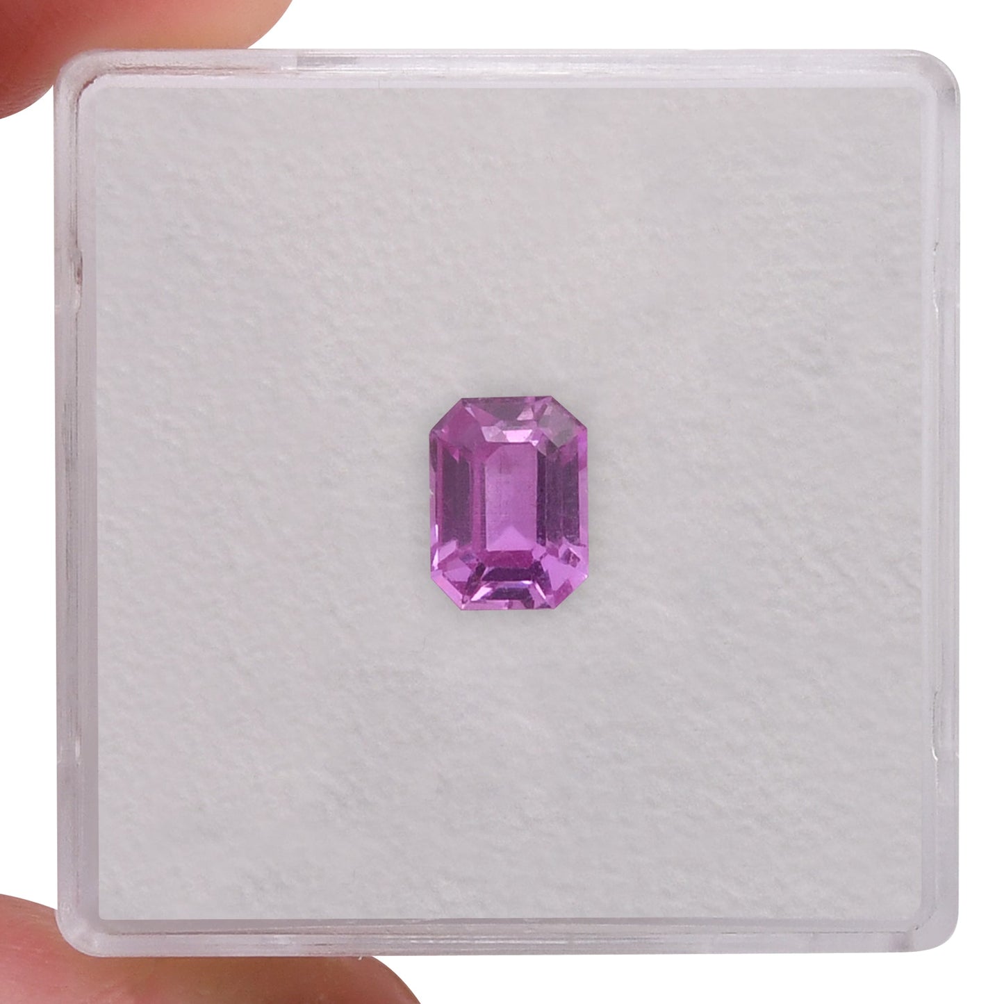 1,06 Karat rosa Smaragd-Saphir