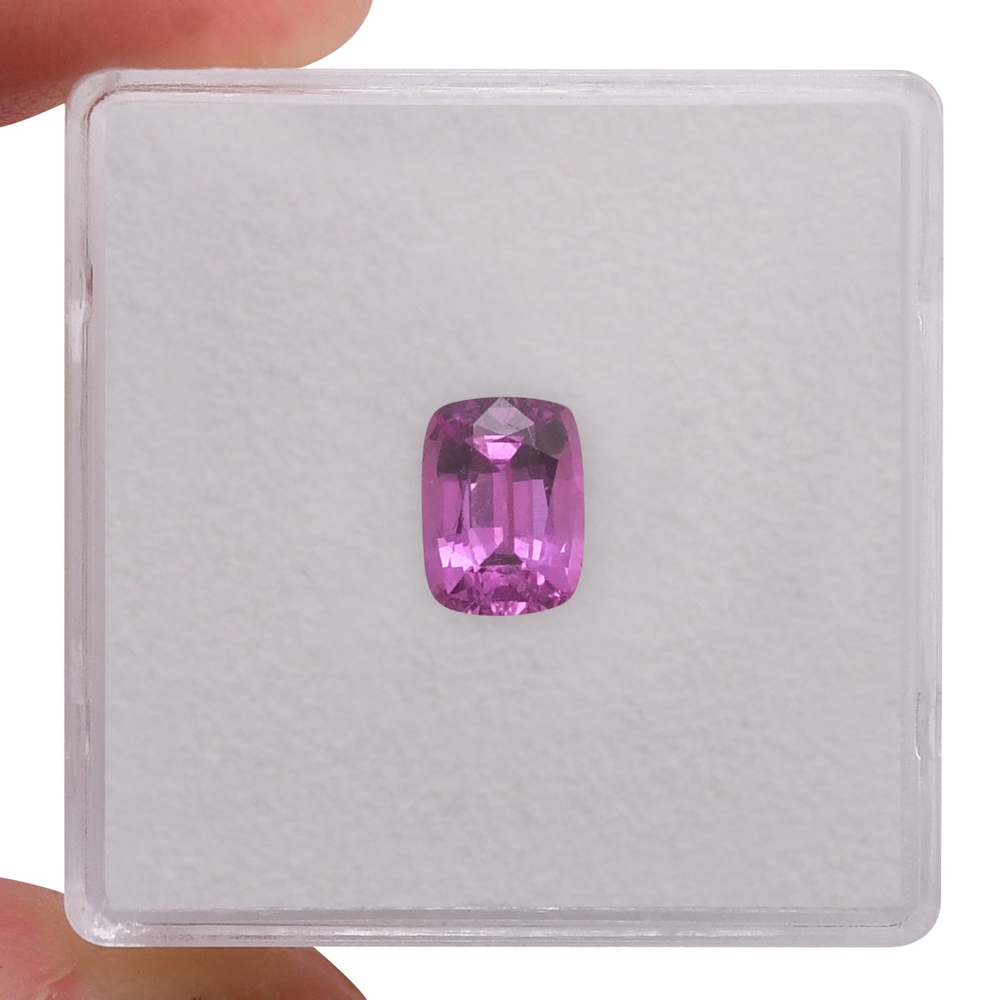 1,15 Karat rosa Kissen-Saphir