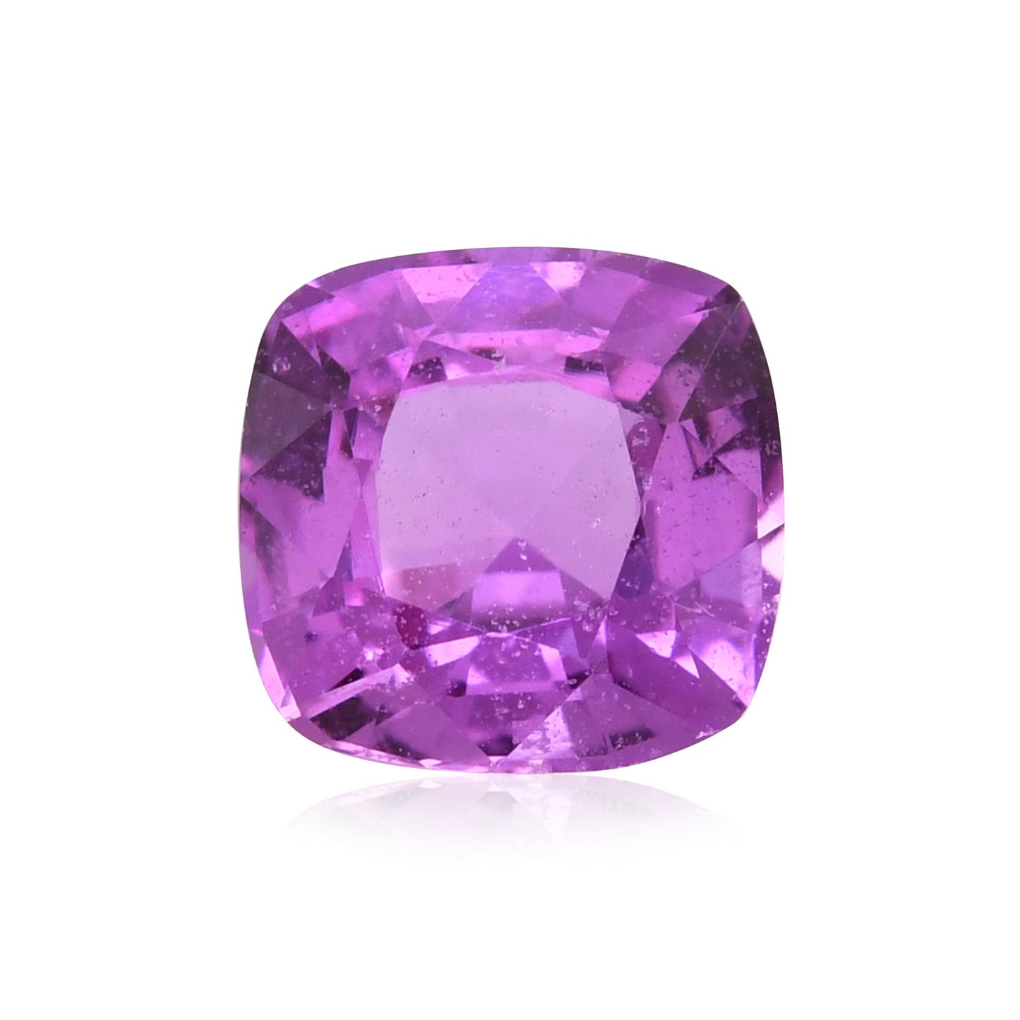 1,39 Karat rosa Kissen-Saphir