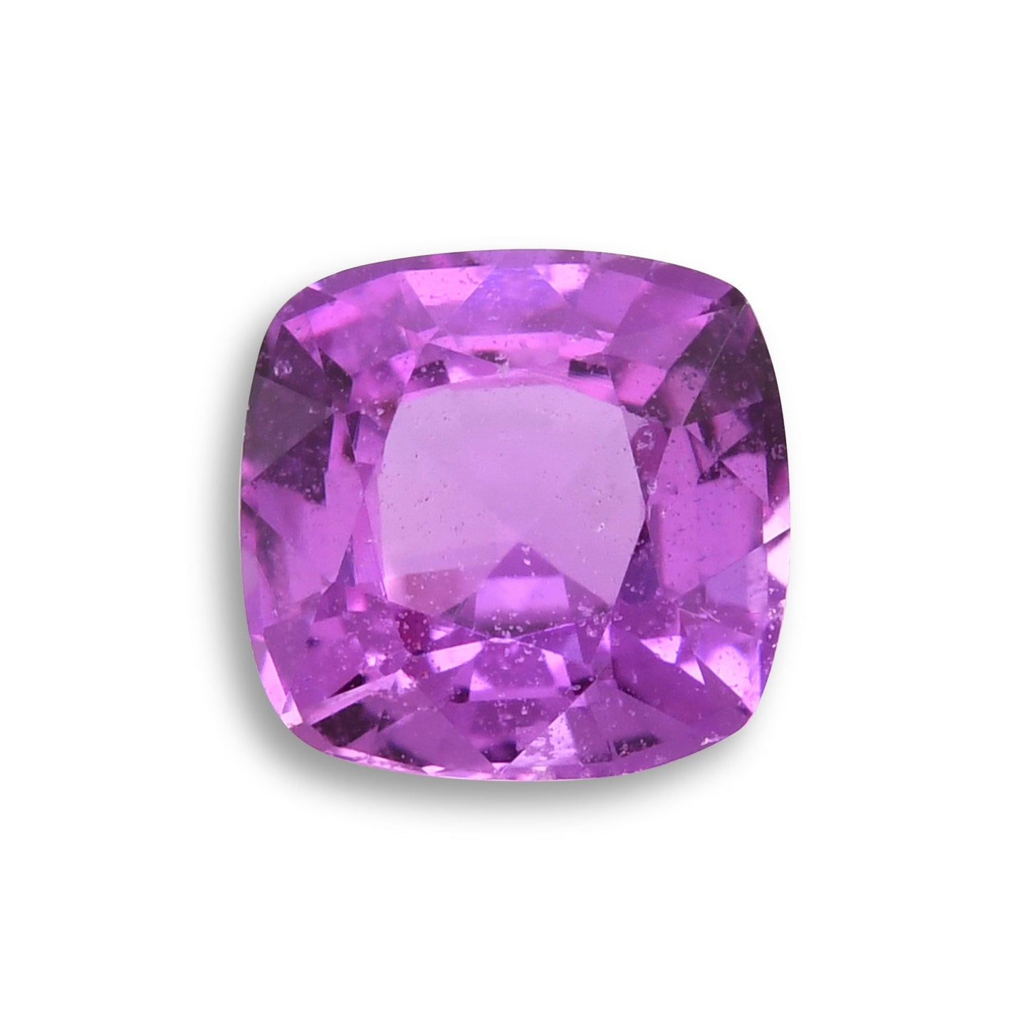1,39 Karat rosa Kissen-Saphir