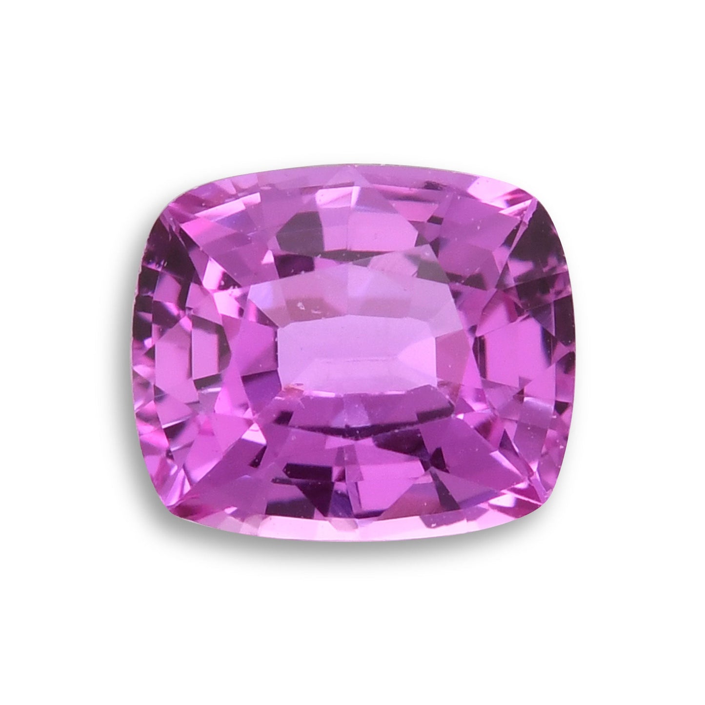 1,32 Karat rosa Kissen-Saphir