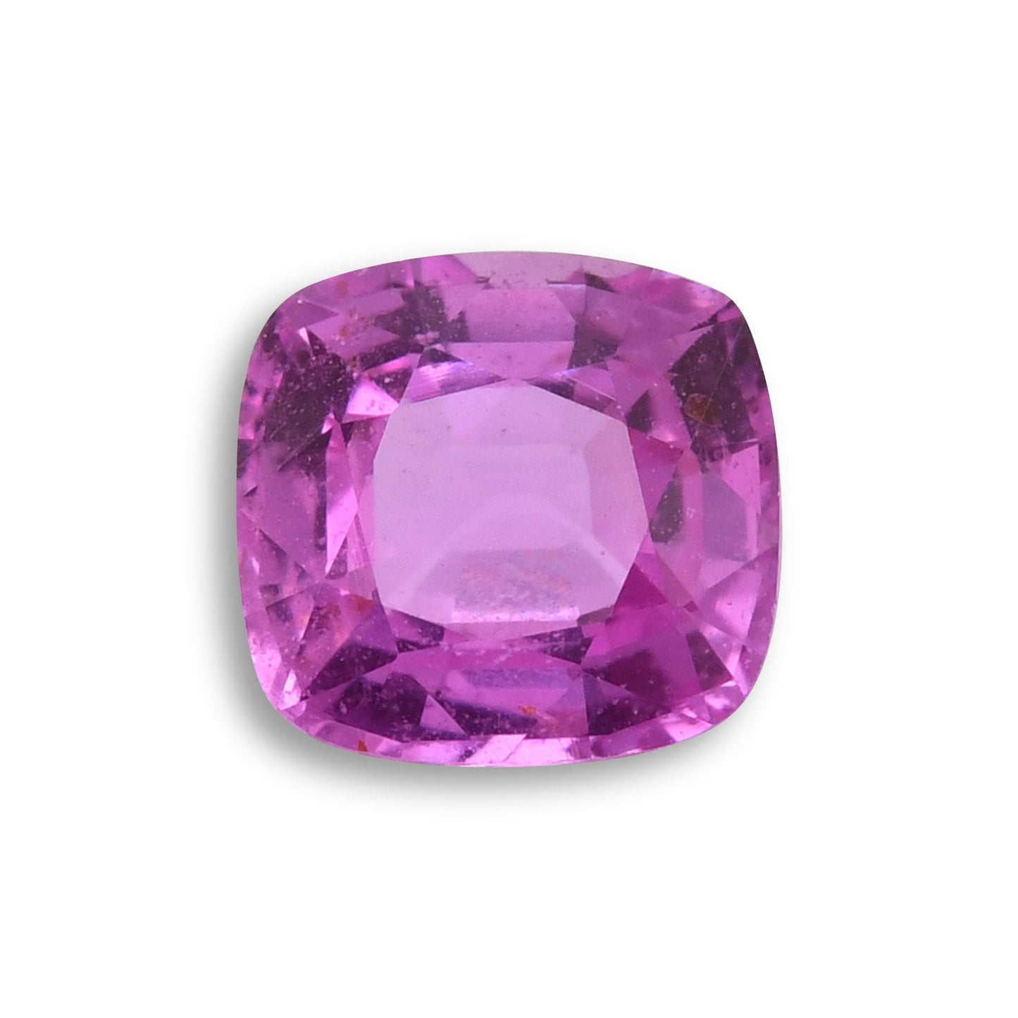 1,26 Karat rosa Kissen-Saphir