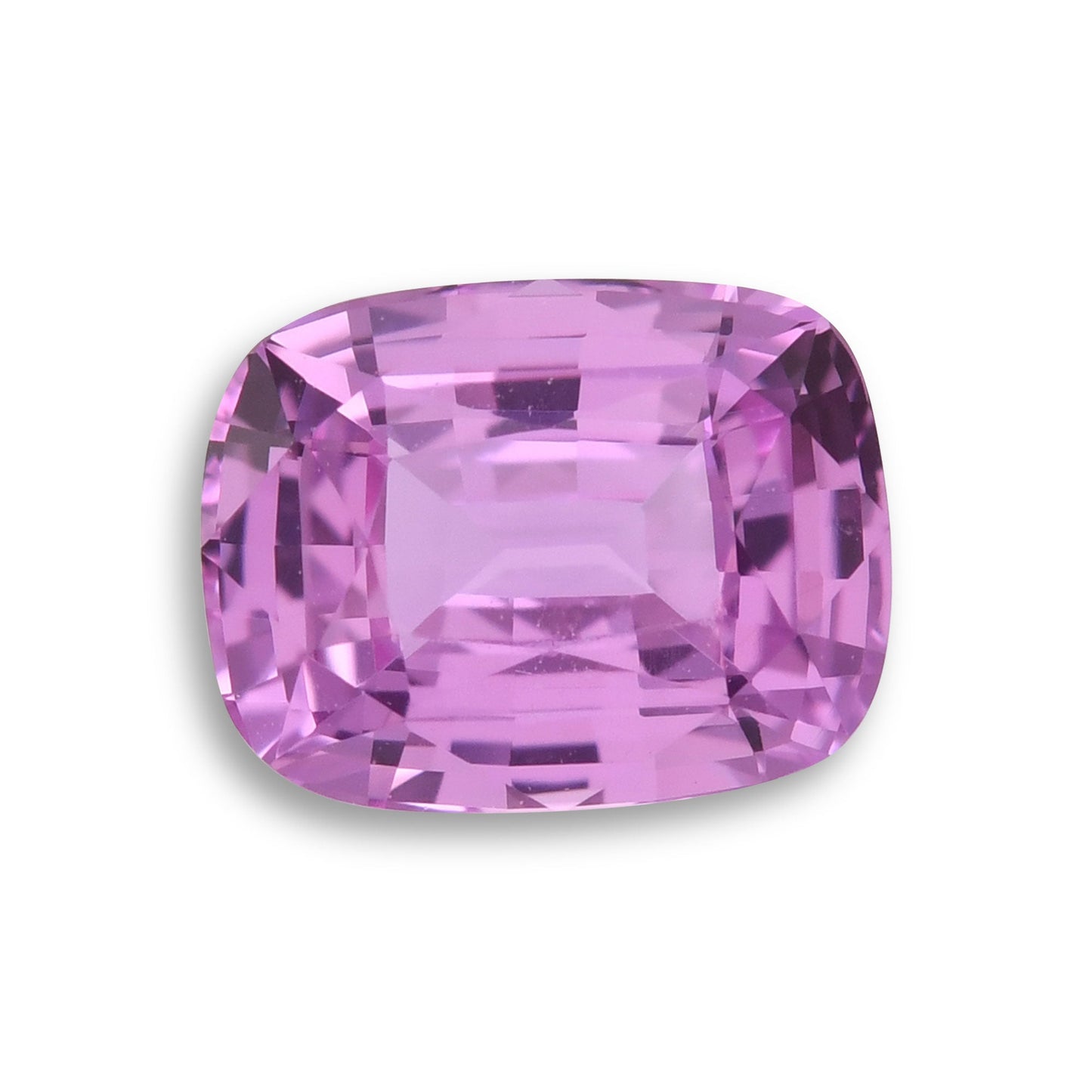 1,26 Karat rosa Kissen-Saphir