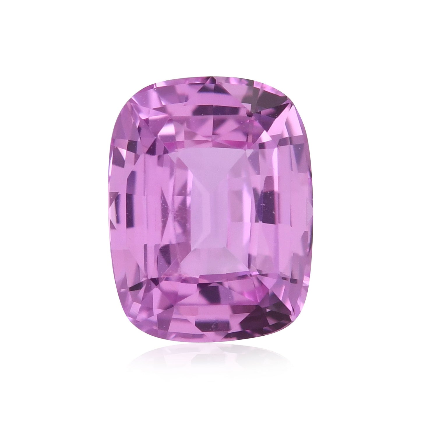 1,26 Karat rosa Kissen-Saphir